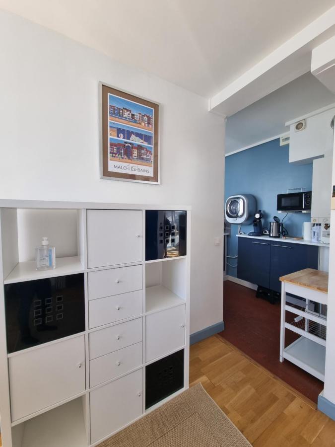 Studio Malouin - Sur La Digue De Malo Les Bains Avec Vue Sur Mer Exterior photo